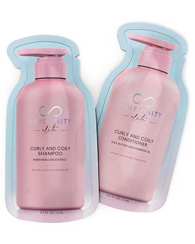 Sample of Curly and Coily Shampoo